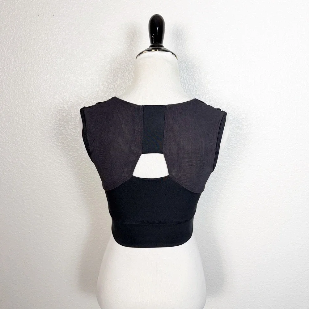 Forme Power Bra Womens Size Medium Black Obsidian Posture Back Support Active